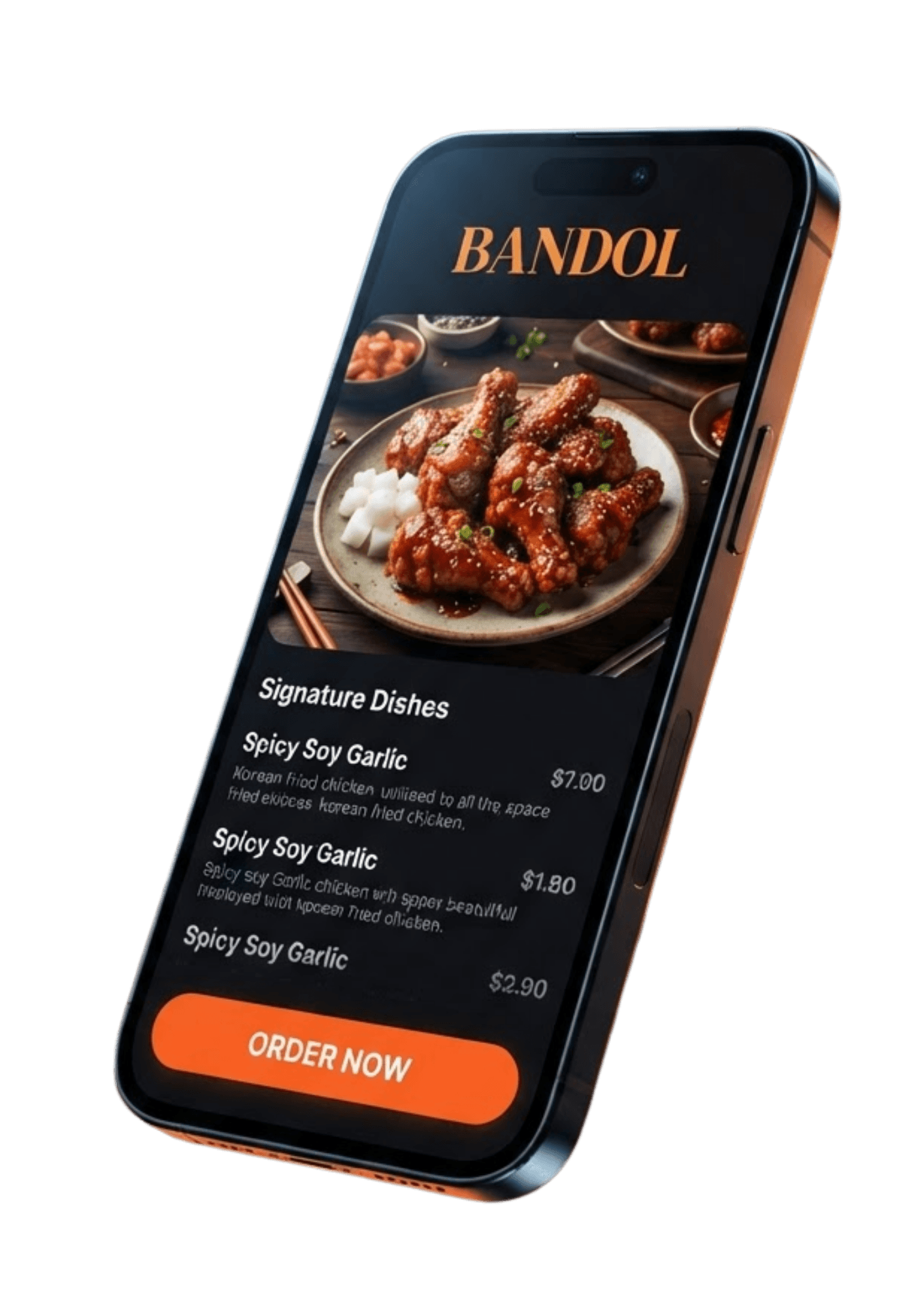 Bandol app on smartphone